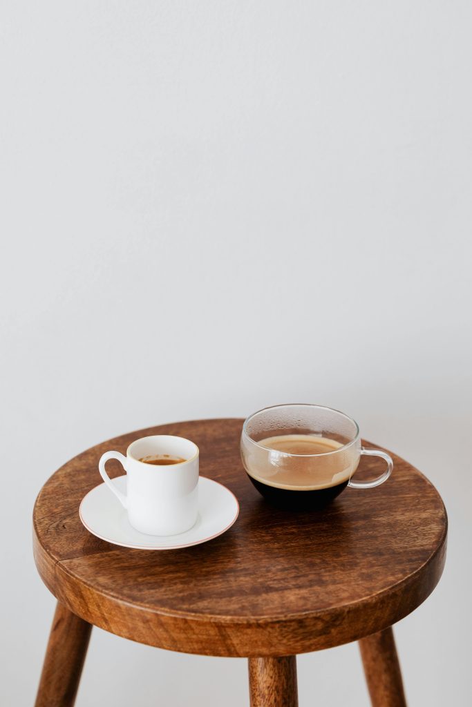 Black Round Coffee Table